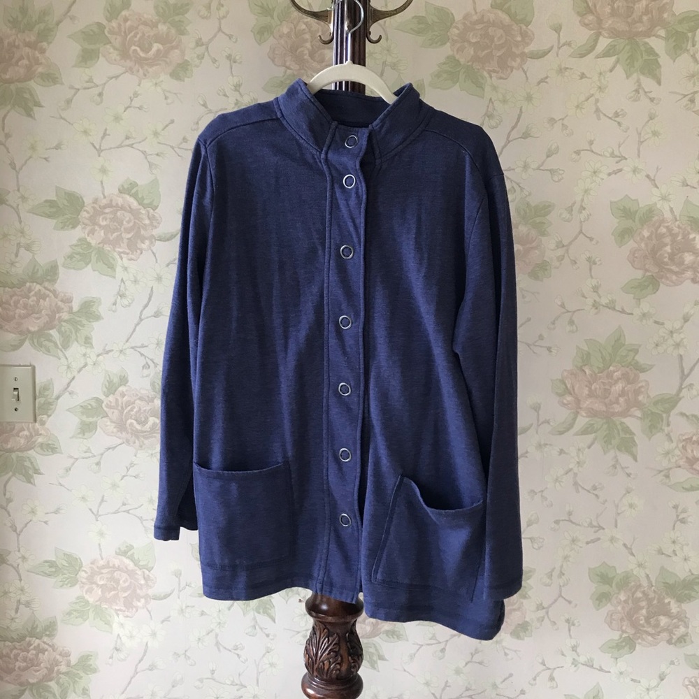 Three piece navy outfit from Coldwater Creek